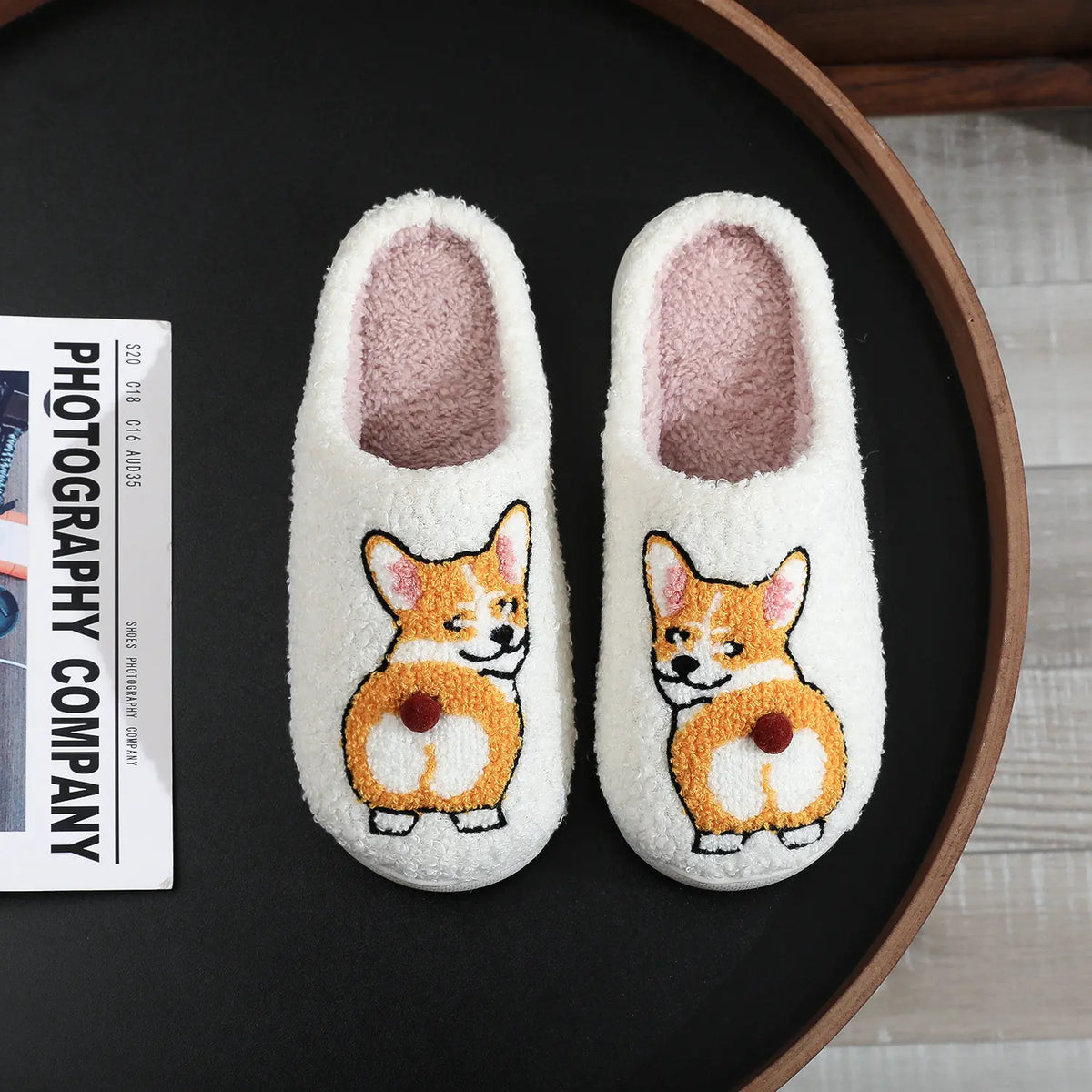 Women's Cat Cotton Slippers Fun & Comfortable Plush Footwear for Men & Women Autumn Winter Indoor Use Cozy Stylish - Girl Black