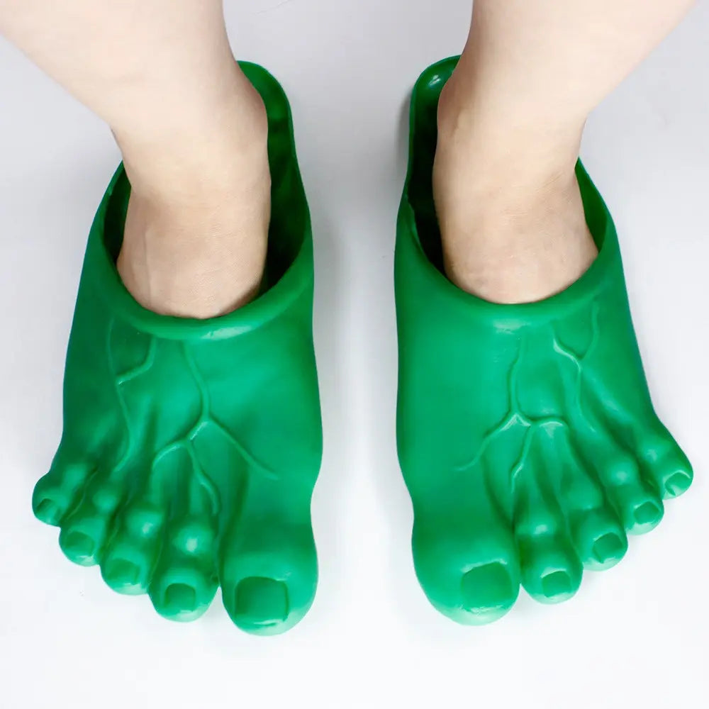 Funny Prank Shoes with Realistic Toenails | Oversized Gag Gift for Costume Parties