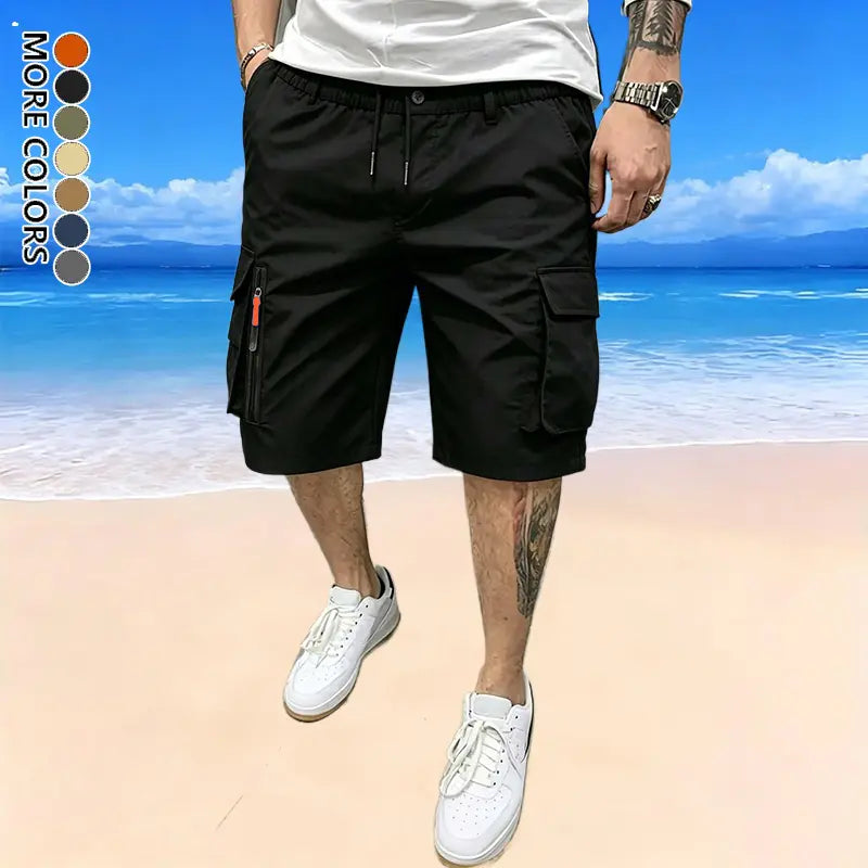 Men's 5-Pack Casual Cargo Shorts with Pockets