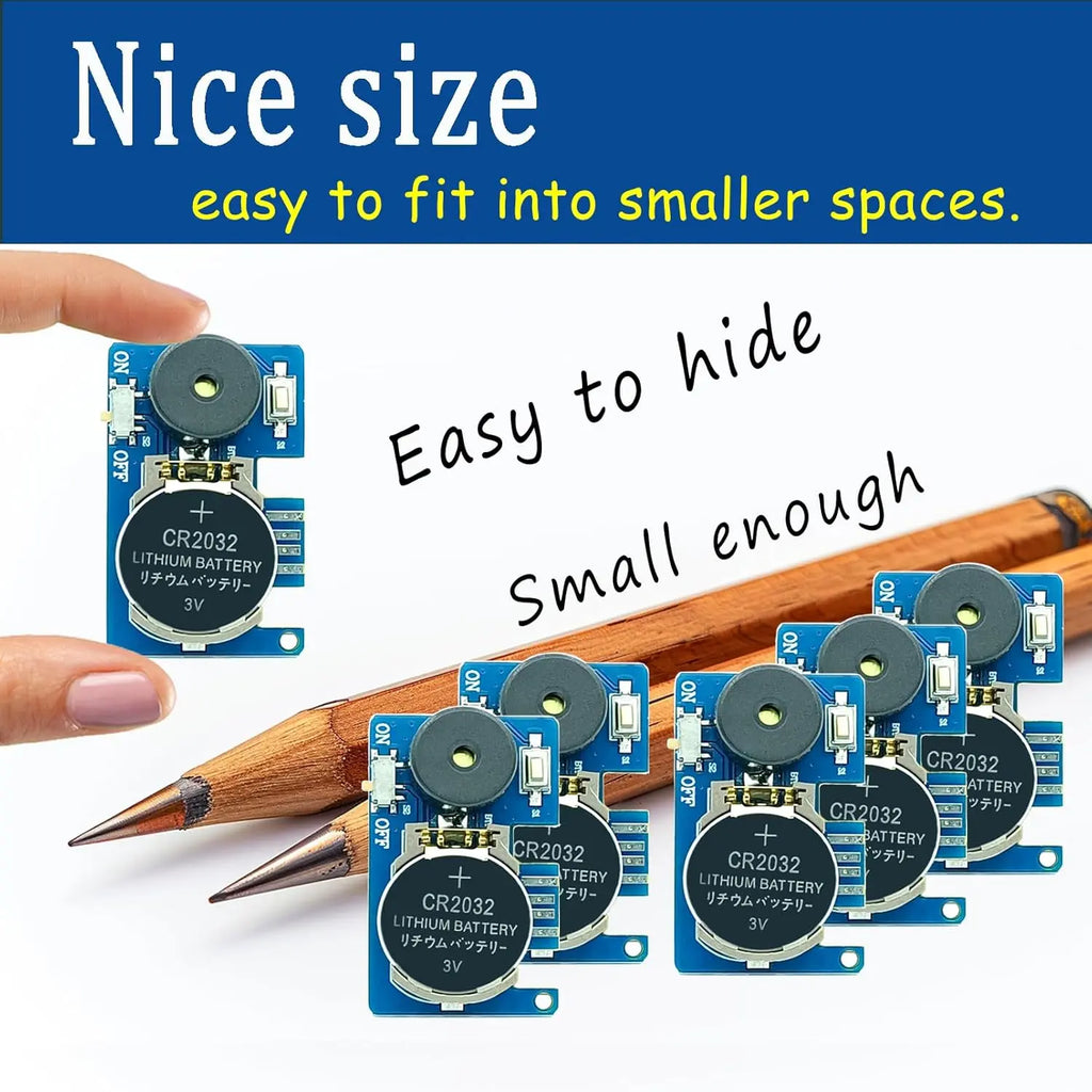 6 Piece Annoying Cricket Prank Noisemaker - Long Lasting Hidden Beeps, Office Boomers & April Fool's Day Gifts Halloween Gifts