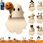 3D Halloween Peel & Stick Phone Charms (6-Pack)