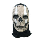 Realistic Creepy Halloween Skull Mask (Spooky Ghost Skeleton Headgear Prop)