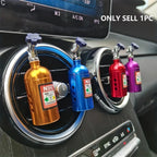 Car Air Freshener, Car Fragrance with NOS Nitrogen Bottle Design, Vent Clip Automotive Aroma Accessory, Enhances Vehicle Interior Scent