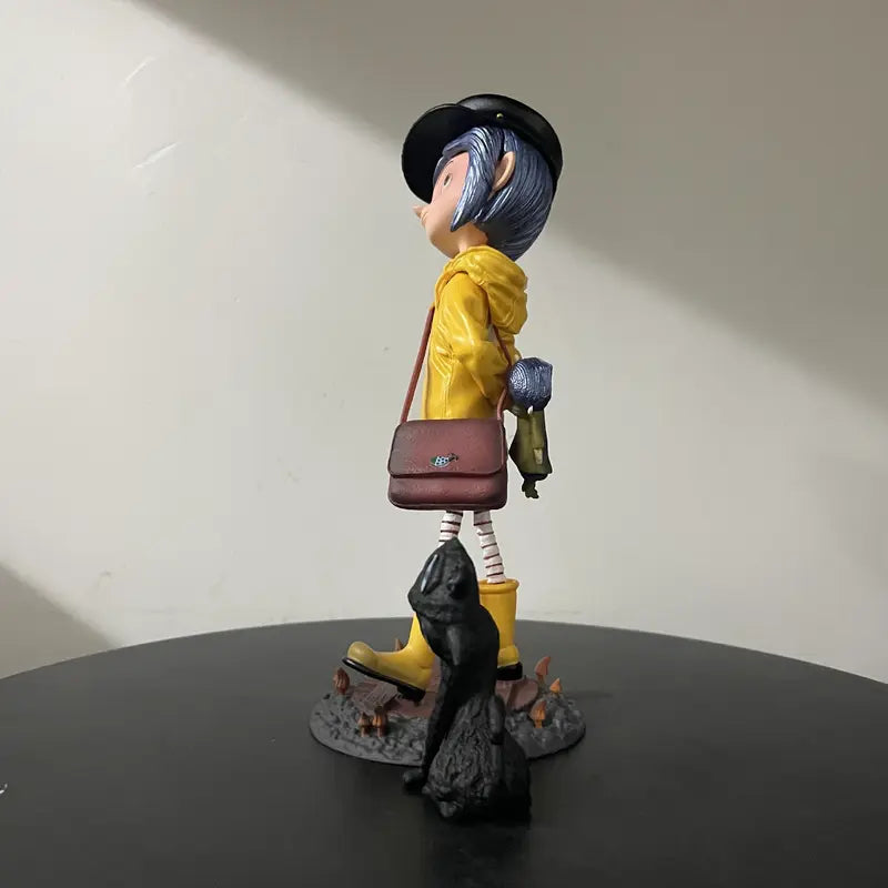 Ghost Mom Caroline + Cat Q Version Standing Model, Desktop Decorative Figure, collectible figures, Anime Boxed Handmade Toy, Perfect Gift for Collectors