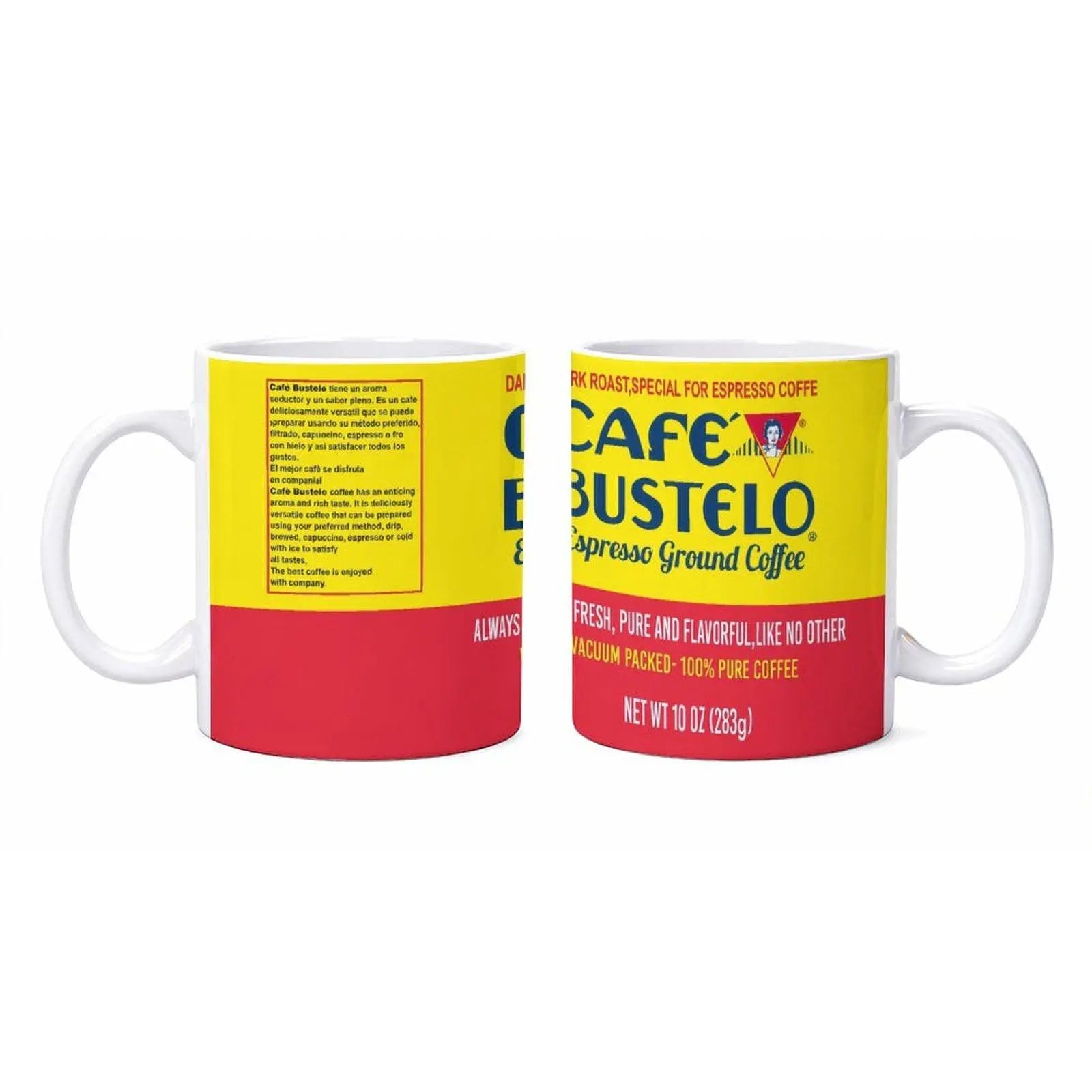 Café Bustelo Latin Artwork Ceramic Coffee Mug