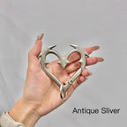 2026 New Valentine's Day Gothic Heart-Shaped Zinc Alloy Carabiner Keychain, Sturdy Durable Heavy-Duty Secure Clip, Unisex Adults' Everyday Gaming Accessory for Keys, Bag Charms, sohochic