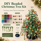 DIY Mini Crystal Bead Christmas Tree Tabletop Craft Kit