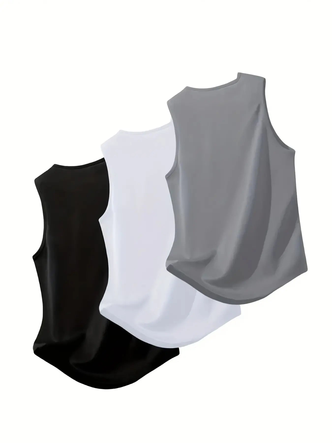 Men's Quick-Dry Moisture-Wicking Breathable Tank Tops, Fitness Workout Vest, Casual Sports Gym Sleeveless Shirts, Running Training, Usa Letter Print, Multiple Colors