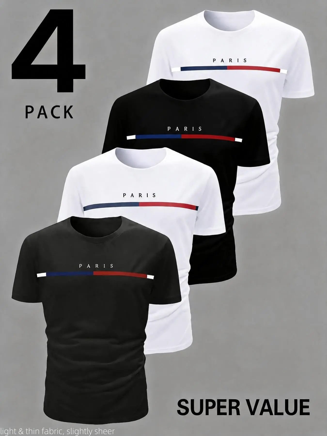 Men's Quick-Dry Sport T-Shirt Set | Breathable Round Neck Gym Training Tops