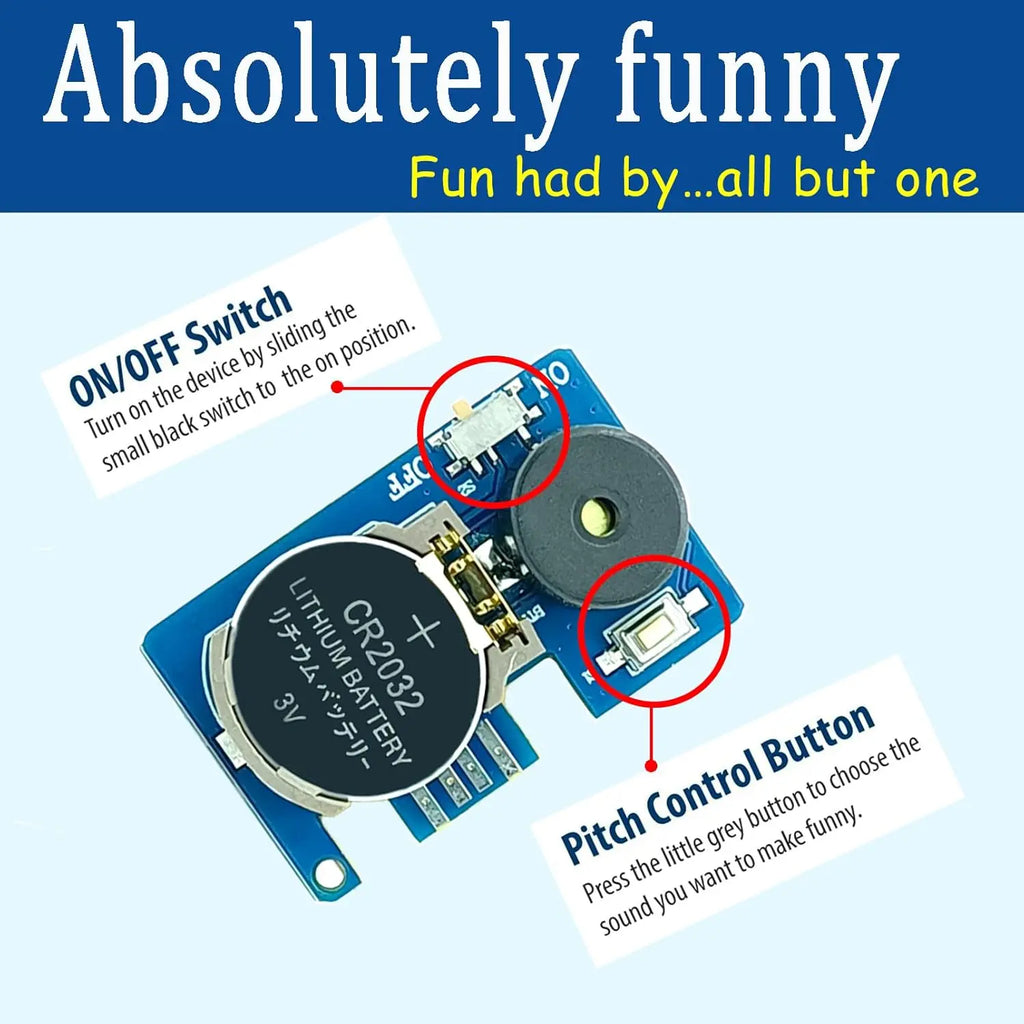 6 Piece Annoying Cricket Prank Noisemaker - Long Lasting Hidden Beeps, Office Boomers & April Fool's Day Gifts Halloween Gifts