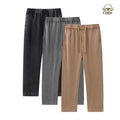 3 pack men’s acid wash, washed cotton solid color athletic casual sweatpants, unisex