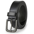 Men's 100% Leather Heavy Duty Belt with Buckle - Adjustable Fit Casual/Work Jeans Belt, Durable Fashion Accessory, Gifts for Adults (Birthday, Father's Day),sohochic