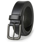 Men's 100% Leather Heavy Duty Belt with Buckle - Adjustable Fit Casual/Work Jeans Belt, Durable Fashion Accessory, Gifts for Adults (Birthday, Father's Day),sohochic
