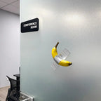 Duct Tape Banana, Handmade Banana Wall Sculpture, Fruit Sculpture Wall Decor, Resin Wall Hanging Decoration for Living Room Dining Room Bedroom Kitchen Office Home Gift for Men Women, TikTokShopBackToSchool, sohochic