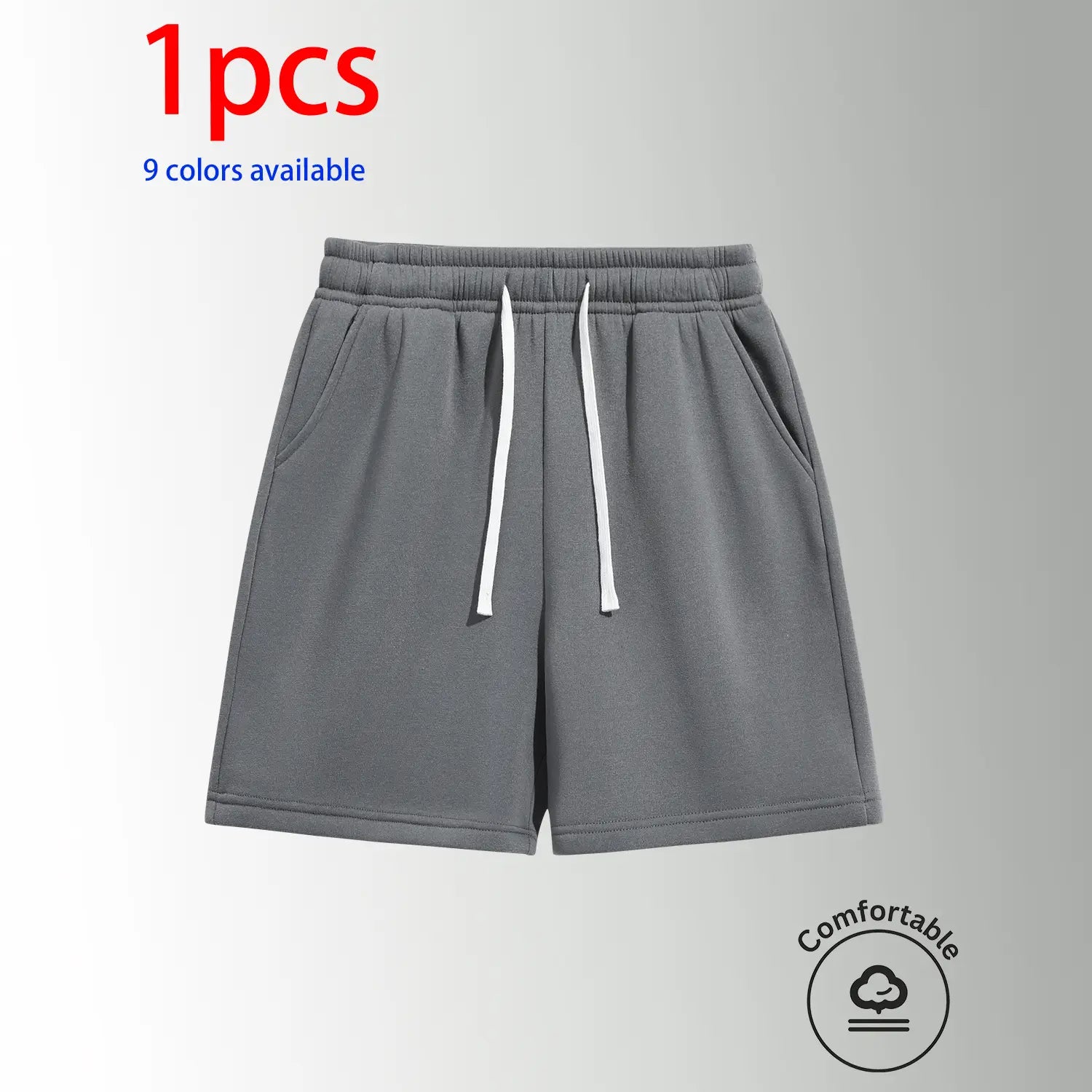 Unisex 3-Pack 5-Inch Drawstring Athletic Shorts: Breathable Running & Casual Shorts