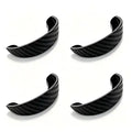 4pcs Car Rear‑View Camera Rain Shield, Soft PVC Sun Shade Cover, Waterproof Protector Hood for Reversing Backup Camera, Rain‑Proof Visor Accessory for Car Side & Rear Camera