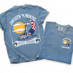 [Comfort Colors] Boats'n Hoez Summer Step Brothers Movie Tee, Vintage Retro Summer T-Shirt, Classic Shirt, Gift For Her, Funny Movie