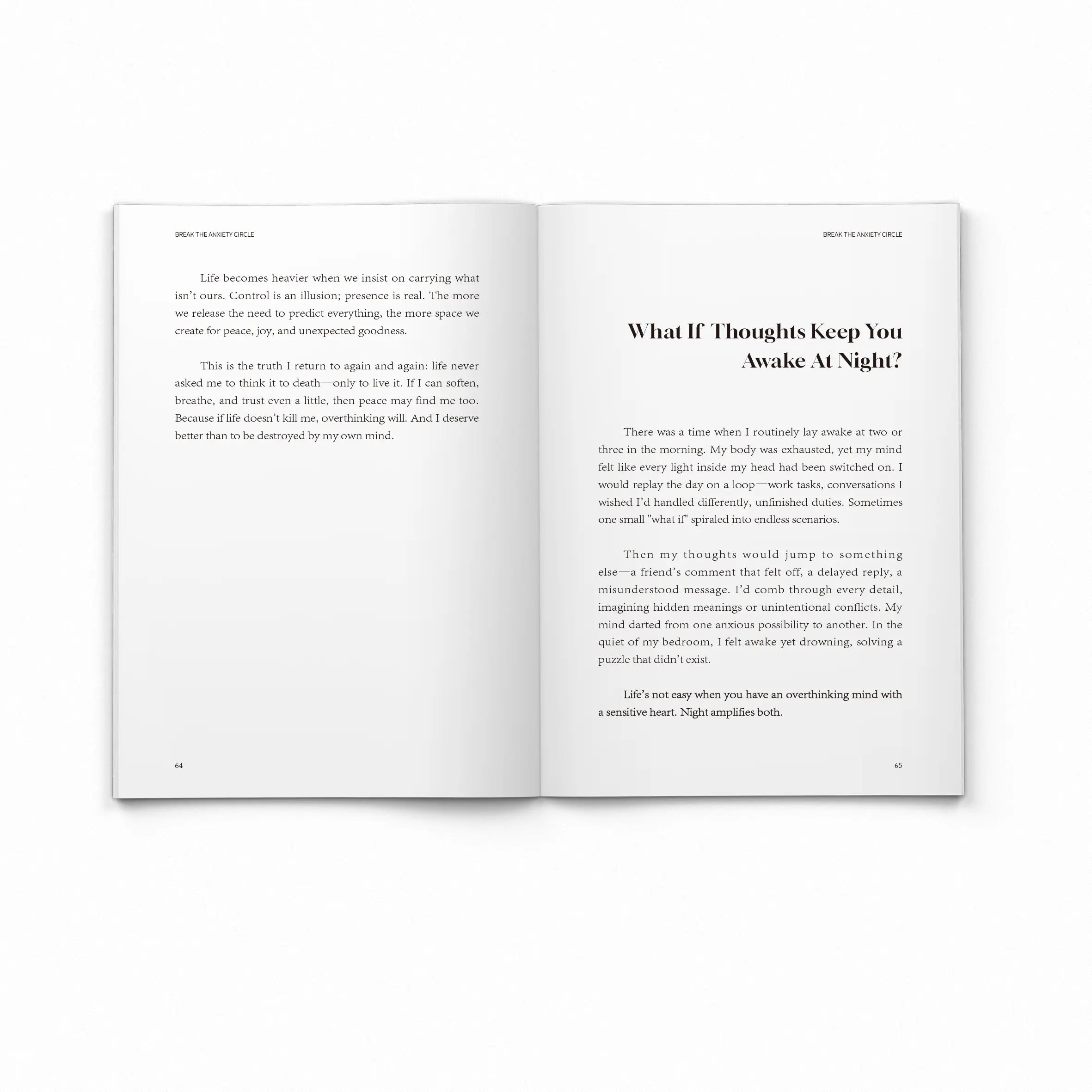 Mental Health Psychology Book: Break the Anxiety Circle, Learn Self-Love, Let Go of Past Regrets, Set Personal Boundaries, Achieve Emotional Balance, Overcome Overthinking, Cultivate Calm & Reclaim Inner Peace