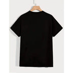 (only t-shirt)Women's T-Shirt, Casual, Comfortable Fabric, Crew Neck Short-Sleeve, Loose-Fit,, Western Skull & Slogan Graphics