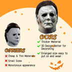 Michael Myers Mask & Scary Skull Mask, Halloween Horror Masquerade Men's & Women's Cosplay Party Mask, Bloody Michael Myers & Scary Skull Adult Costume Scary Cosplay The terrifying atmosphere is at its peak