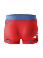 5-Pack Boys Spider Cartoon Print Comfortable Casual Streetwear Underwear Set
