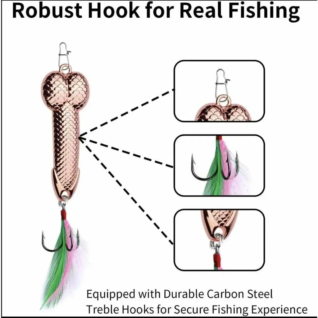 4PCS Fishing Spoon Lures With Reflective Flash Action and Sharp Treble Hooks, Topwater Metal Casting Baits for Bass, Trout and Predator Fish, Freshwater and Saltwater Fishing Gear, Tackle Box Essential for Anglers