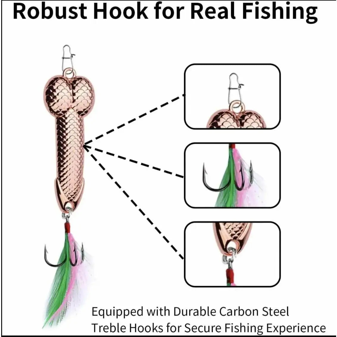 4PCS Fishing Spoon Lures With Reflective Flash Action and Sharp Treble Hooks, Topwater Metal Casting Baits for Bass, Trout and Predator Fish, Freshwater and Saltwater Fishing Gear, Tackle Box Essential for Anglers