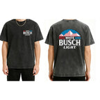 Red White and Busch Light T-Shirt for Men Women, Funny Patriotic Beer Lover Tee, Flag Mountain Graphic T-Shirt, 4th of July Drinking Party Shirt, Vintage Summer Beer Tee, Father’s Day Gift for Beer Lovers, Casual Streetwear Shirt
