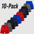 5/10-Pack Men's Summer Lightweight Quick Drying Beach Shorts with Pockets