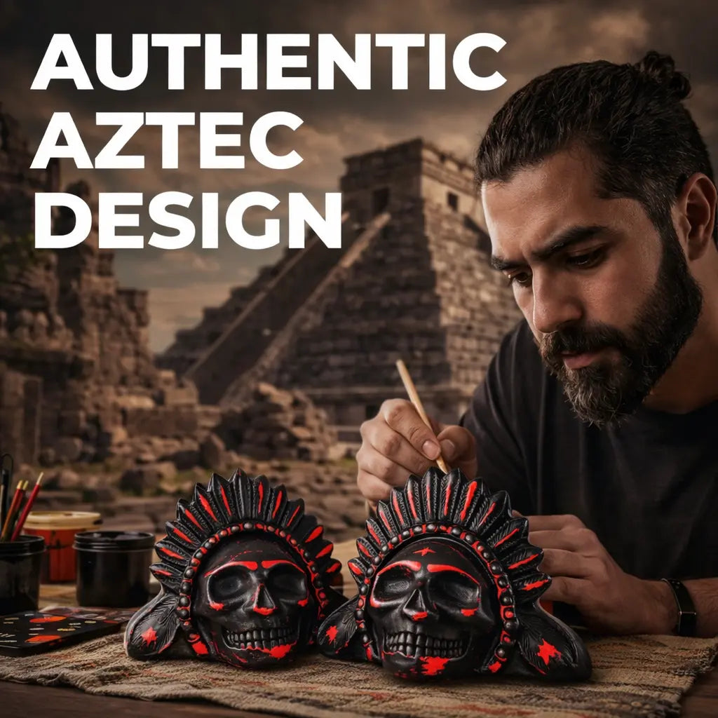 Screaming Aztec Death Whistle by Parsin, Handmade Unique & Loudest Authentic Human Sounding Whistle, Natural Pottery Whistle with Storage Bag, Suitable for Fun Activities & Pranks