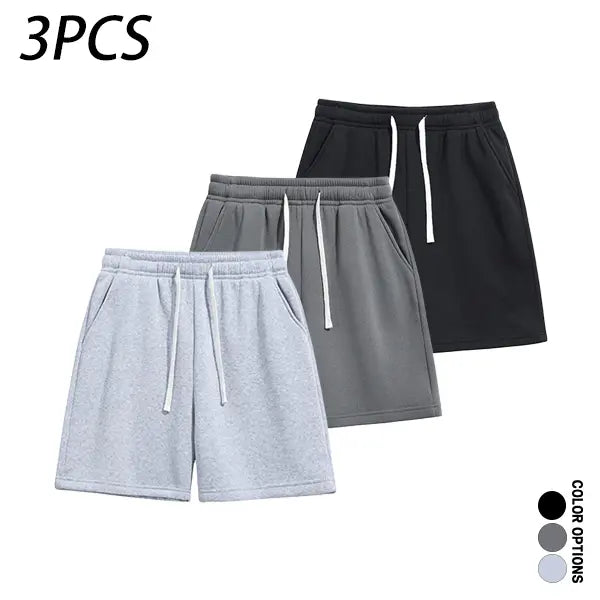 4-Pack Men's Athletic Casual Shorts: Lightweight Everyday Summer Shorts