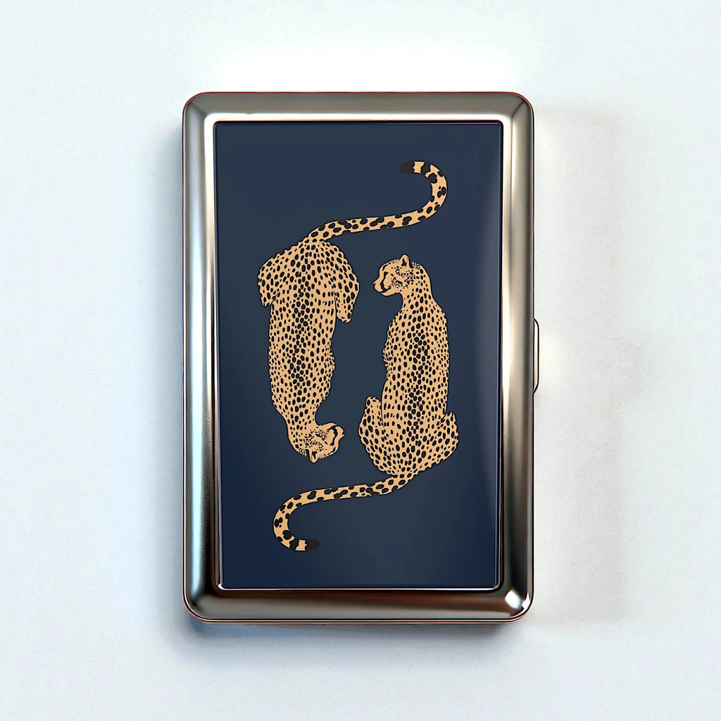 Vintage Metal Wallet Card Holder Case
