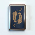 Vintage Metal Wallet Card Holder Case