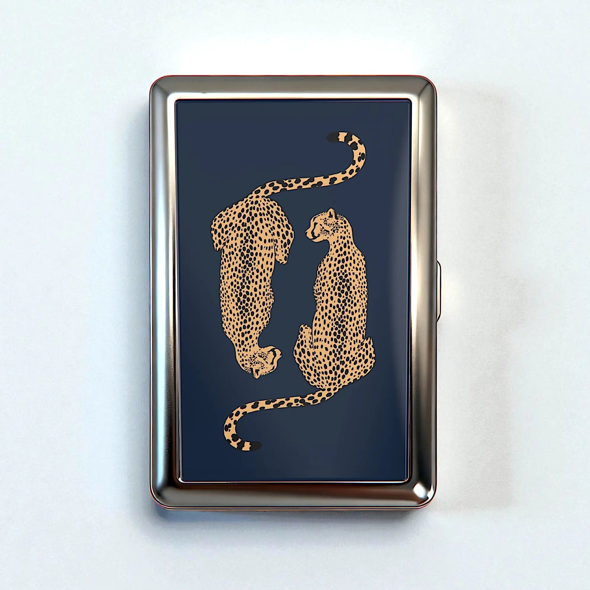 Vintage Metal Wallet Card Holder Case