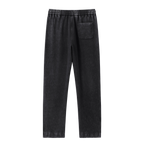 3 pack men’s acid wash, washed cotton solid color athletic casual sweatpants, unisex