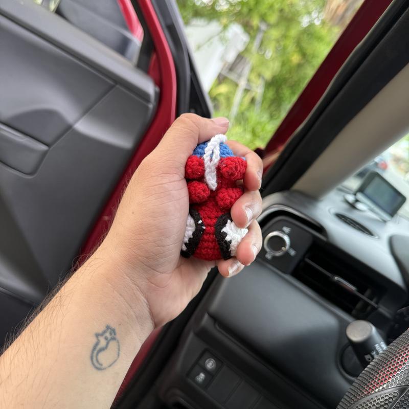 Handmade Crochet Rearview Mirror Hanger