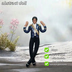 Michael Jackson Plush Prop Doll - Abstract Multi-Jointed Collectible Figure