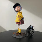 Ghost Mom Caroline + Cat Q Version Standing Model, Desktop Decorative Figure, collectible figures, Anime Boxed Handmade Toy, Perfect Gift for Collectors