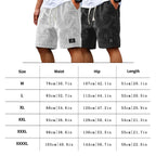 Men's 2-Pack Waffle Casual Shorts (Loose Fit, Solid Color)