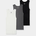 Premium Ultra-Soft Cotton Fitted Tanks 3 Pack / 6 Pack