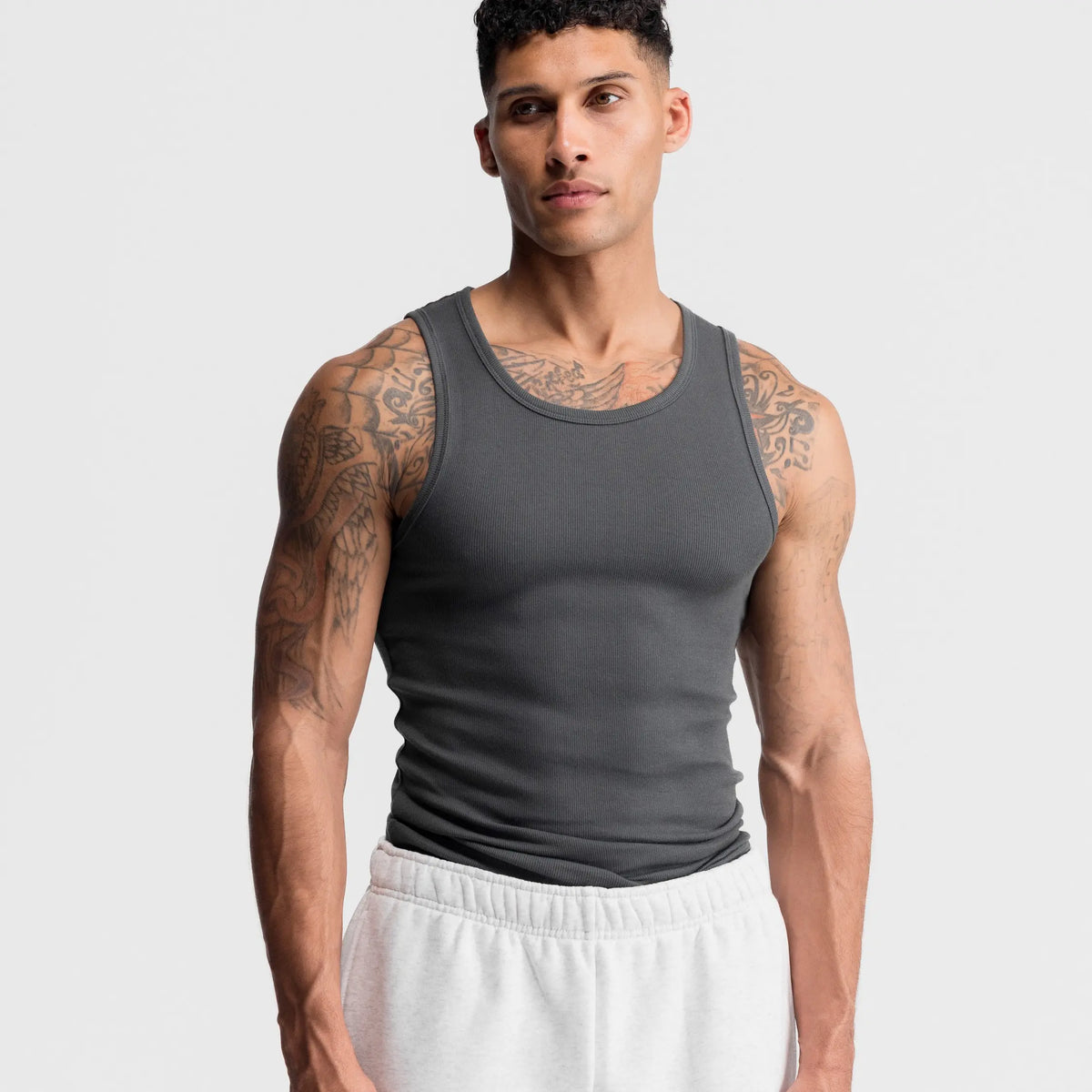 Premium Ultra-Soft Cotton Fitted Tanks 3 Pack / 6 Pack