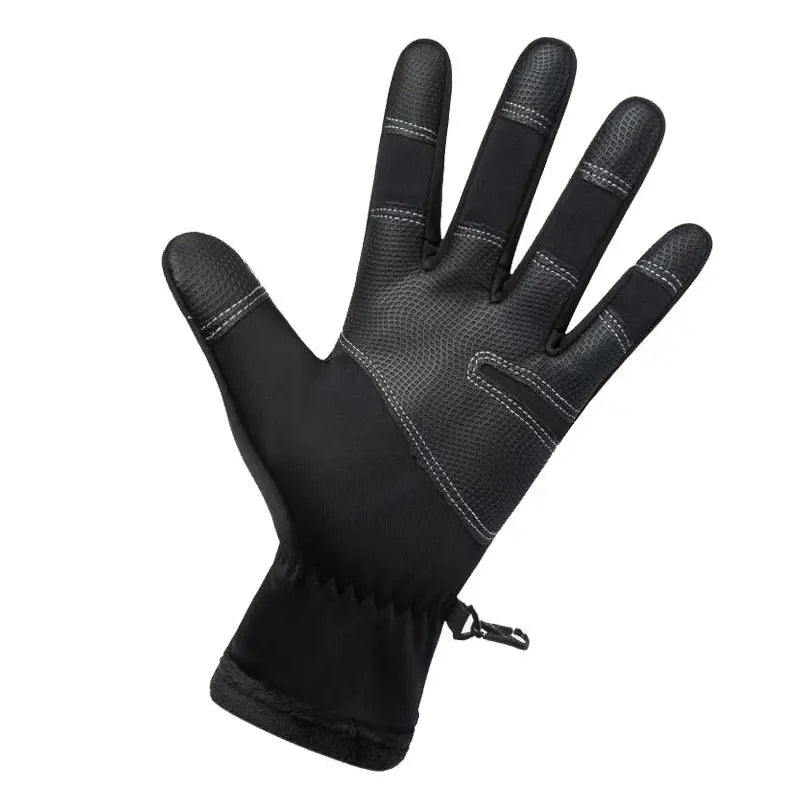 Outdoor Winter Gloves, Touchscreen andWindproof Full-Finger Gloves for Sports, Travel,and Daily Activities,Men's And Women's Fleece Gloves