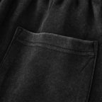 3 pack men’s acid wash, washed cotton solid color athletic casual sweatpants, unisex