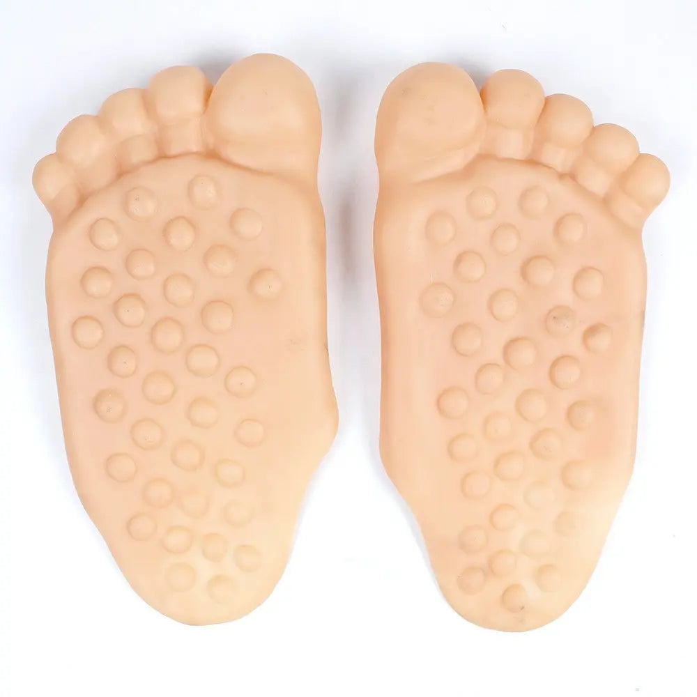 Funny Prank Shoes with Realistic Toenails, Oversized Design, Comedic Effect, Perfect for Halloween, Pranks, Costume Parties, Easy to Wear, Creative Prank Gift, Prank Gag Gift