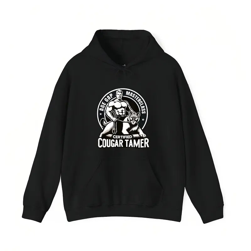 Funny Inappropriate Humor Certified Cougar Tamer Gag T-Shirt Made In USA