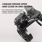 Bike Water Holder, Rotating Bottle Cage, Foldable Cup Mount Adjustable Folding Design, 360 Degree Rotation Support, for Adults Scooter Stroller Cycling Hiking Travel Outdoor Riding