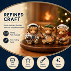 24-Day Highland Cow Advent Calendar - Christmas Countdown Gift Box with Collectible  Figurines, Festive Holiday Home Decor Toy Set, Ideal Present for Kids & Cow Enthusiasts