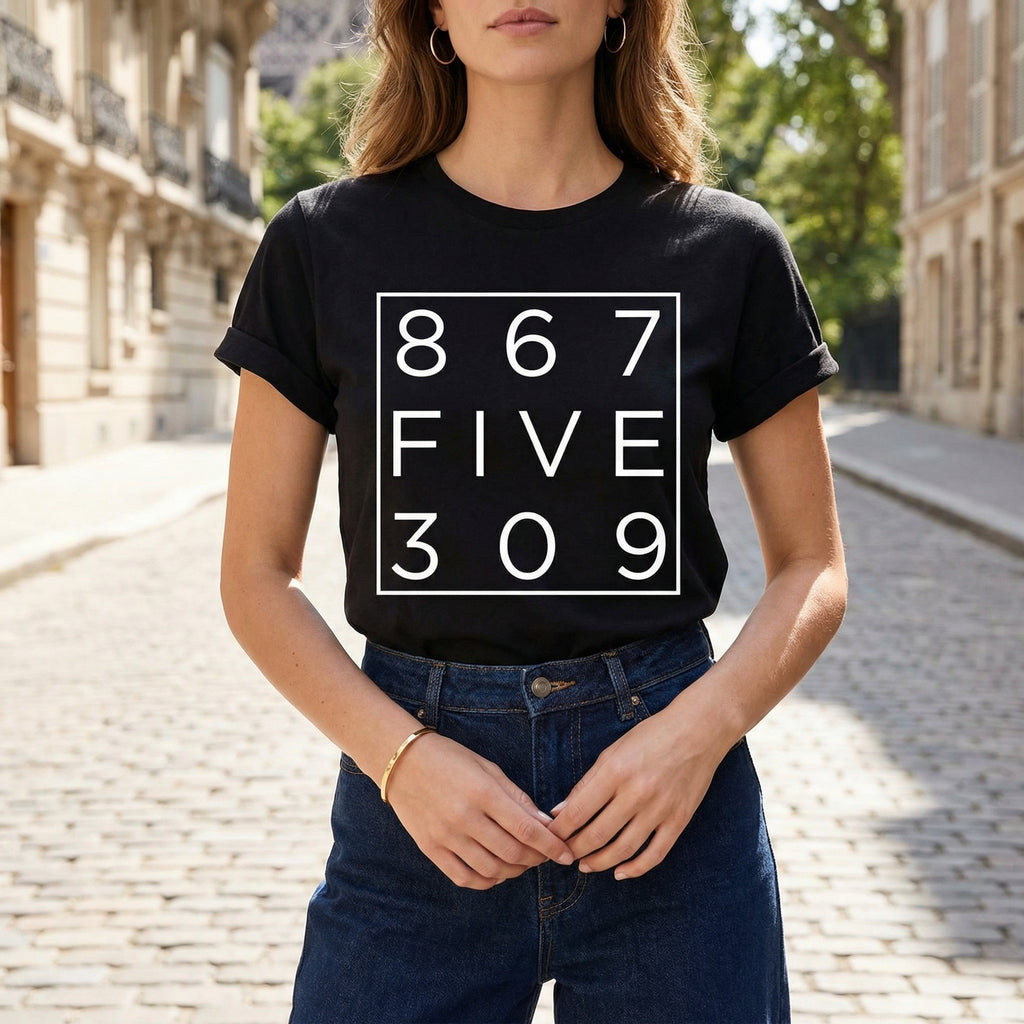 Retro 80's, Funny Music Shirt,Tommy Tutone,Music Lover Shirt