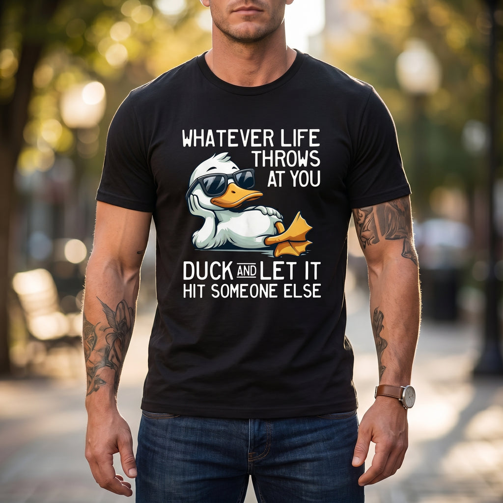 Birthday Gift Idea: Sarcastic Motivational Life Tee for Men and Women