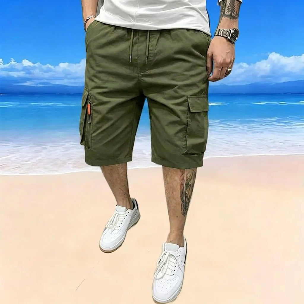 Men's 5-Pack Casual Cargo Shorts with Pockets